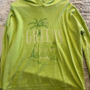 Green long sleeve women size medium; runs large